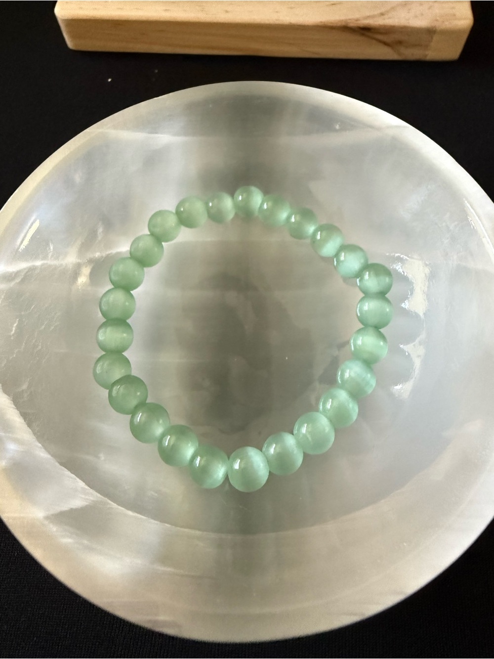 Pastel Beaded Stretch Bracelet Set - Pink, Mint, Blue, Lime - Picture 6 of 14